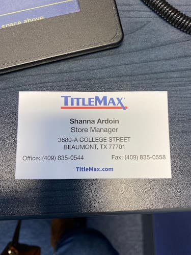 TitleMax Title Loans in Beaumont, TX