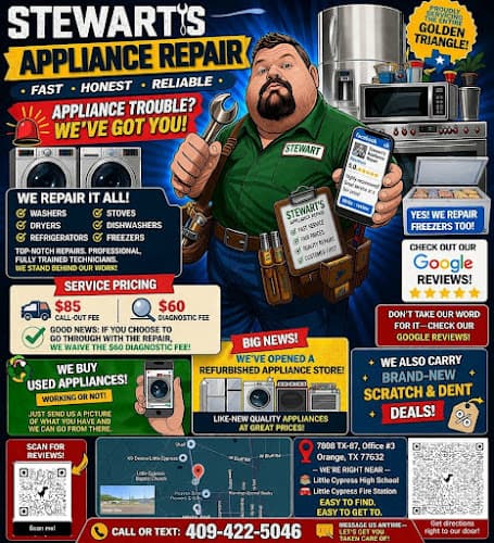 Stewart's Appliance Repair and Appliance Sales