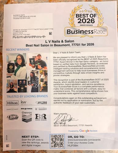 L V Nails & Salon