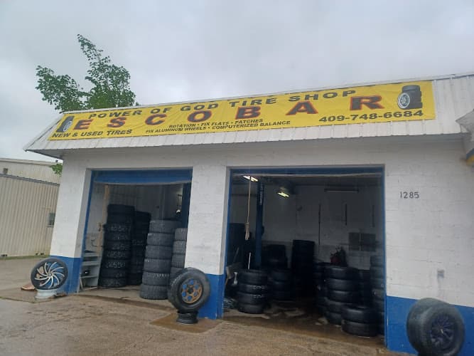 Power of God tire shop Escobar